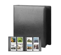 Veicevol 192 Pockets Photo Album for Fujifilm Instax Wide 300, Polaroid 600 i-Type Film, Polaroid Now OneStep2 OneStep+ Instant Camera, POP Lab Print Camera (Black)
