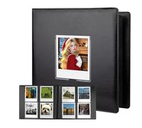 Veicevol 192 Pockets Photo Album for Fujifilm Instax Wide 300, Polaroid 600 i-Type Film, Polaroid Now OneStep2 OneStep+ Instant Camera, POP Lab Print Camera (Black)