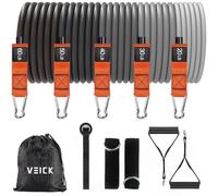 VEICK Resistance Bands, Exercise Bands, Workout Bands, Resistance Bands for Working Out with Handles for Men and Women, Exercising Bands for Fitness Weights Work Out at Home