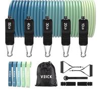 VEICK Resistance Bands, Exercise Bands, Workout Bands, Resistance Bands for Working Out with Handles for Men and Women, Exercising Bands for Fitness Weights Work Out at Home