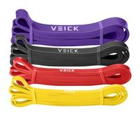 VEICK Resistance Bands for Working Out, Exercise Bands, Workout Bands, Pull Up Assistance Bands, Long Heavy Stretch Bands Set for Men and Women, Power Weight Gym at Home Fitness Equipment