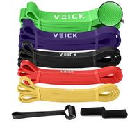 VEICK Resistance Bands for Working Out, Exercise Bands, Workout Bands, Pull Up Assistance Bands, Long Heavy Stretch Bands Set for Men and Women, Power Weight Gym at Home Fitness Equipment