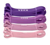 VEICK Resistance Bands for Working Out, Exercise Bands, Workout Bands, Pull Up Assistance Bands, Long Heavy Stretch Bands Set for Men and Women, Power Weight Gym at Home Fitness Equipment