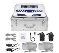 Veicomtech Dual Ionic Foot Bath Detox Machine, LCD Display, 2 Person System with Waist Belts and Straps