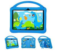 Veidoo 7 inch Android Tablets for Kids, 2GB RAM, 32GB ROM, IWAWA Apps Parent Controls, Safety Eye Protection Screen, Educational Games, WiFi, Dual Camera, Silicone Case（Blue）