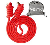 Veiimia Flow Rope - Adjustable Double Woven Workout Jump Rope for Men & Women - Indoor/Outdoor Cardio Exercise for Beginners