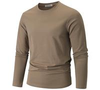 VEIISAR Men's Cotton T-Shirt (190g) - Medium-Weight Basic with Crew Neck, Soft & Stretchy - Comfortable, XL