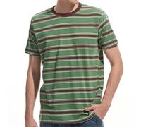 VEIISAR Men's Crewneck Striped T-Shirt Soft Elastic 95% Cotton Tees