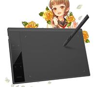 VEIKK A30 10x6 Inch Drawing Tablet Graphics Tablet with Battery-free pen, 8192 Professional Levels Pressure, 4 touch keys and 1 gesture pad(extra OTG, glove and film included)