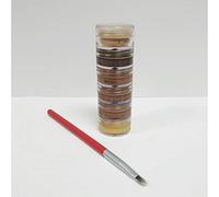 Veil Cover Cream Dark Circles Concealer & Colour Corrector with Setting Powder and Brush (Dark)