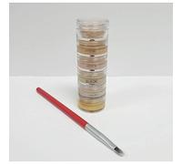 Veil Cover Cream Dark Circles Concealer & Colour Corrector with Setting Powder and Brush (Light)