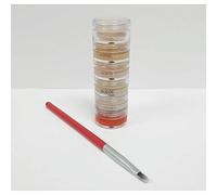 Veil Cover Cream Veins Concealer & Colour Corrector Stack with Setting powder & Brush (Light)