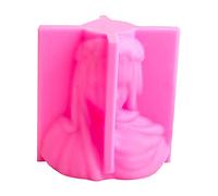 Veil Girl Silicone Mold Figure Statue Woman Body Gypsum Process Resin Silicone Veiled Lady Cake Molds Sculpture