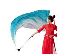 Veil Poi Silk Gradient Colors Colorful Belly Dancing Veil Poi