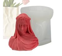 Veiled Lady Candle Mold, Veiled Woman Candle Mold - Veiled Girl Resin Mold | Non-Stick Veiled Lady Mold for Female Aesthetic Resin Crafts