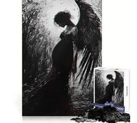 Veiled Mourning 1000-piece Puzzle for Teenagers Mind Wellness Relaxed Leisure Sharp Edges Heartfelt Gift (38x26cm)