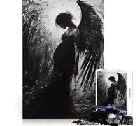 Veiled Mourning Jigsaw Puzzles 1000 Pieces for Teenagers Sharp Recall Restful Pleasure Uniform Cut Ideal Xmas Gift (50x75cm)