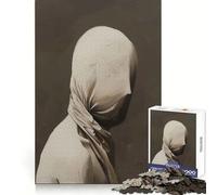 Veiled Solitude Minimal Jigsaws for Adults1000 Pieces Logic Practice Peaceful Escape Clean Edges Unique Xmas Gift (38x26cm)