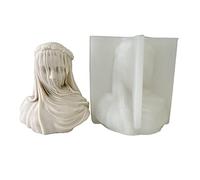 Veiled Woman Silicone Mold Projects Tear Resistance Reusable Soap Making Present Accessory Silicone Mold for Epoxy