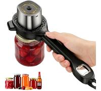 Veiliss Electric Jar Opener, Bottle Opener, Smoothly Electric Adjustable Design, Comfortable Easy-Grip Handle, Multifunctional for Seniors & Weak Hands & Kids, Gift for Mother