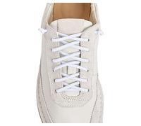 VEILLEONG 2 Pair Elastic No Tie Shoe Laces Tieless Shoelaces for Sneakers Shoes, One Size Fits All for Kids and Adults, 2 Pair White, 47 inches (120cm)