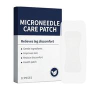Vein Ease Patches | 12-Piece Breathable Discomfort Relief | Ease Discomfort Microneedle Patch | for Recovery Renewal Home Travel Office Post-Workout Morning