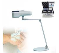 Vein finder for venipuncture and IV injection, depth detection, 5 levels of brightness, lightweight and portable, rechargeable, suitable for all skin tones, desktop model