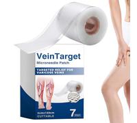 Vein Health Support, Professional Breathable Microneedle Leg Care Patch for Adults and Elderly, PE Comfort Roll for Daily Travel Office and Post-Workout Recovery, Three Year Shelf Life