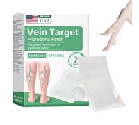 Vein Microneedle Patch, 2026 New Patch Against Varicose Veins on the Legs, Veintarget Microdarts Patch, Leg Treatment with Natural Ingredients for All Skin Types