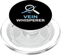 Vein Whisperer Laboratory Blood Draw Healthcare Phlebotomist PopSockets PopGrip for MagSafe