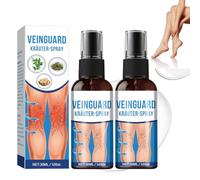 VeinGuard Herbal Spray for legs, Professional Varicose Veins Treatment for Legs Spray, Varicose Vein Soothing Sprays, Natural and gentle Improve The Appearance, All Skin Types (2 Pcs*30ML)