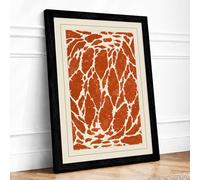 Veins and Pathways Abstract Framed Wall Art Print A2 (59.4×42cm) Black, Wall Decor for Living Room, Bedroom, Office & Home, Ready to Hang, Art Gift