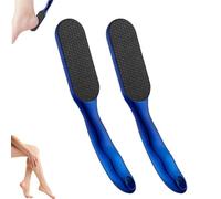 Veins Grain Foot File, Nano Glass Foot File Callus Remover, Foot Fetish File for Rough Dead Skin Removal Callus (Blue*2)
