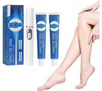 VeinsHealth Varicose Veins Blue Light Therapy Set,Blue Light Therapy Varicose Veins Pen,Varicose Veins Treatment for Legs,Anti Varicose Vein Soothing Leg Treatment Pen & Cream (2pcs)