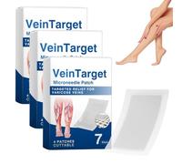 VeinTarget Microneedle Patch, 2026 Advanced Veins Treatment for Legs, Nano VeinTarget Patch, Leg Treatment Relief Soothing Breathable Care Patches Natural Ingredients (12pc)