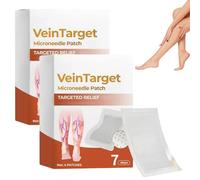 VeinTarget Microneedle Patch, 2026 Upgrade Veins Treatment for Legs, Nano VeinTarget Patch, Leg Treatment Relief Soothing Breathable Care Patches Natural Ingredients (8pc)
