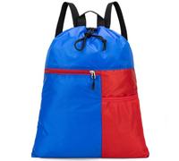 Veious Kids Drawstring Backpack Gym Bag, Lightweight Sport Swimming Beach String Cinch Bag with Multi Pockets for Boys Girls