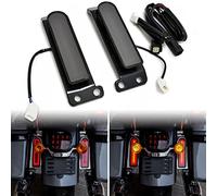 VEISUTOR LED Rear Fender Light for Harley Touring 2014-2022, Smoked Lens | Saddlebag Filler Lights w/Run Brake Turn Signal for CVO Street Road Electra Glide Ultra Classic Ultra Limited, Plug & Play