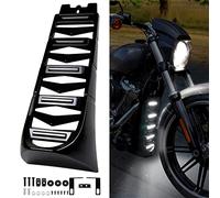 VEISUTOR Motorcycle Front Chin Fairing Spoiler Assembly for Harley Davidson Softail Breakout, Front Lower Radiator Cover for Harley Davidson Softail Breakout Street Bob Fat Bob 2018-2022 Accessories