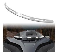 VEISUTOR Slotted Windshield Trim for Harley Street Glide 14-23, Stainless Steel Windscreen Trim Wind Shield Trim for Harley Tri Glide Street Glide Electra Glide Ultra Classic CVO 2014-2023 Accessories