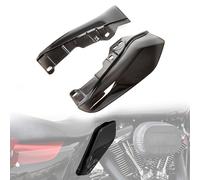 VEISUTOR Vivid Gloss Black Mid Frame Air Deflector for Harley Touring Road King Street Tri Glide Electra Glide 2009-2024 Accessories (2PCS)