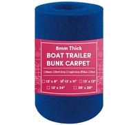 VEITHI Boat Trailer Bunk Carpet Blue 11 inch x 13 feet，Bunk Carpet for Boat Trailers，Boat Trailer Bunk for Jet Ski Ramps