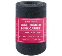 VEITHI Boat Trailer Bunk Carpet Dark Grey 8 inch x 13 feet - Bunk Carpet for Boat Trailers - Boat Bunk Carpet - Trailer Bunk Carpet - Boat Trailer Carpet for Boat Trailers or Jet Ski Ramps