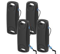 VEITHI Upgraded Extended 8 x 22 inch Boat Fenders EVA Boat Bumpers Fenders,Boat Bumpers for Docking Ideal for Fishing Boat, Pontoon, Bass,Dock,PWC,Jet Ski, Black 4 Pack