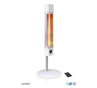 VEITO CH1800RE Carbon Infrared Heater Portable Free Standing White