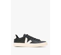 VEJA Campo Chromefree Leather Black White Trainers Size: 36, Colour: B