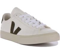Veja Campo Chromefree Leather Comfort Lace Up Womens Trainers White UK 3 - 8