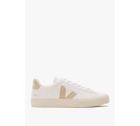 VEJA Campo Chromefree Leather Extra White Almond Trainers Size: 40, Colour: Tan Suede