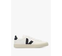 VEJA Campo Chromefree Leather Extra White Black Trainers Size: 35, Col