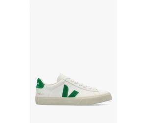 VEJA Campo Chromefree Leather Extra White Emeraude Trainers Size: 36,
